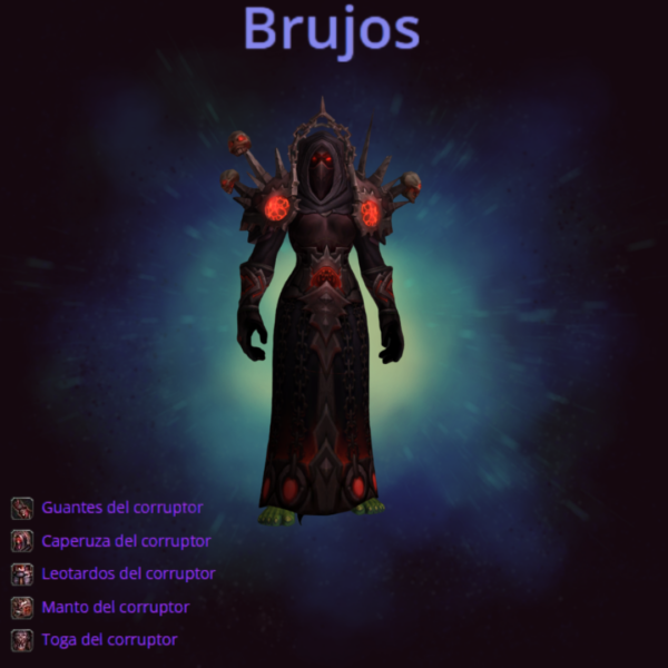 Vestiduras de corruptor